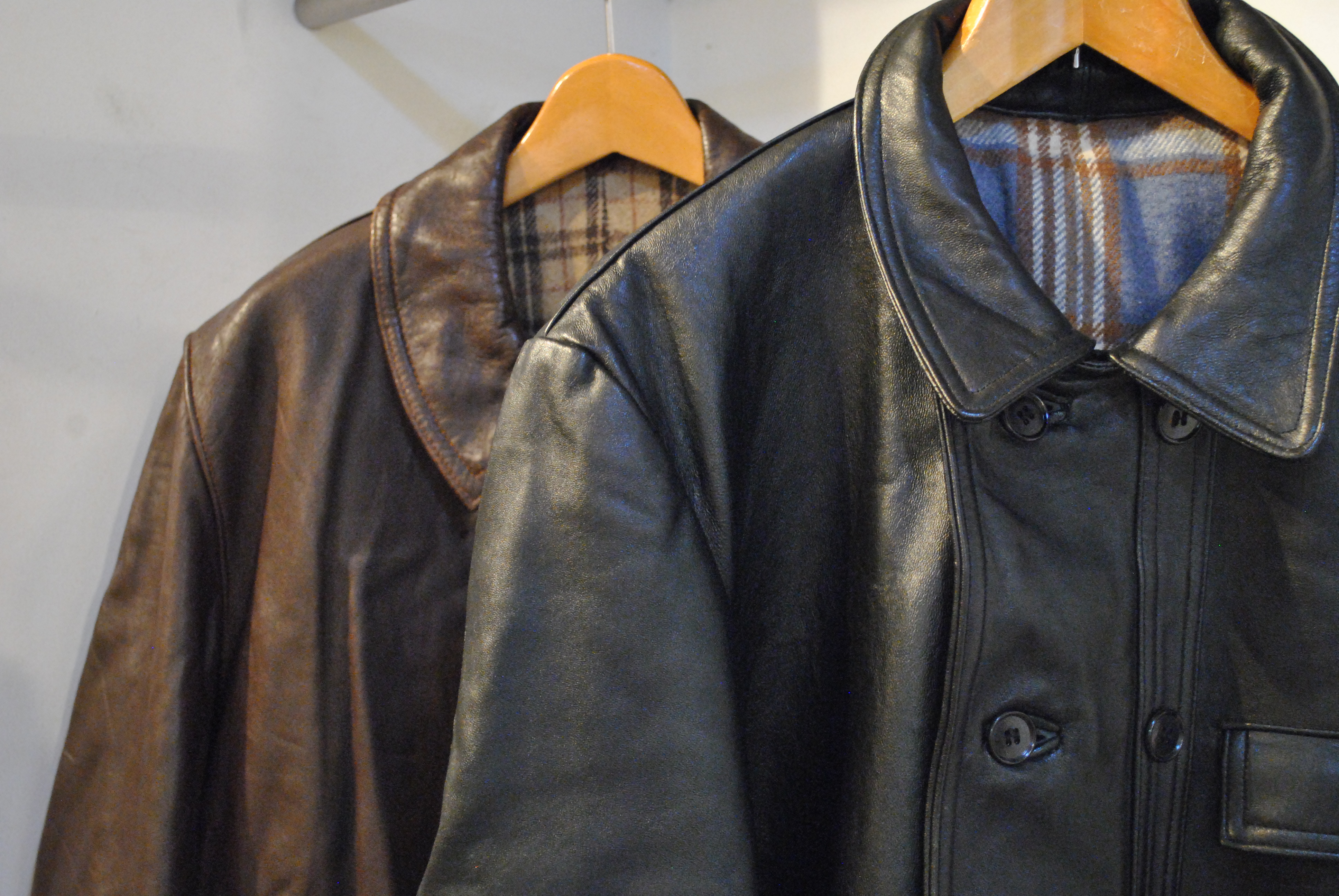 「French Corbusier jacket E.D.F leatherjacket」 - CROUT
