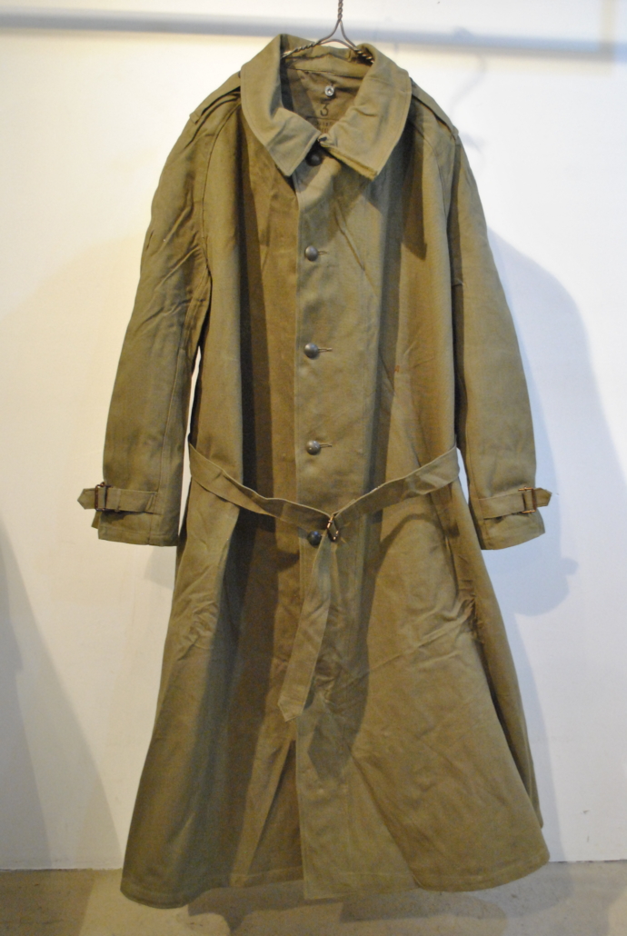 40's~50's Deadstock French army m-35 motorcycle coat」 - CROUT