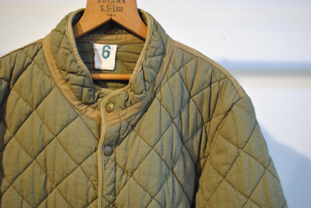 French army cotton quilting liner jacket」 - CROUT