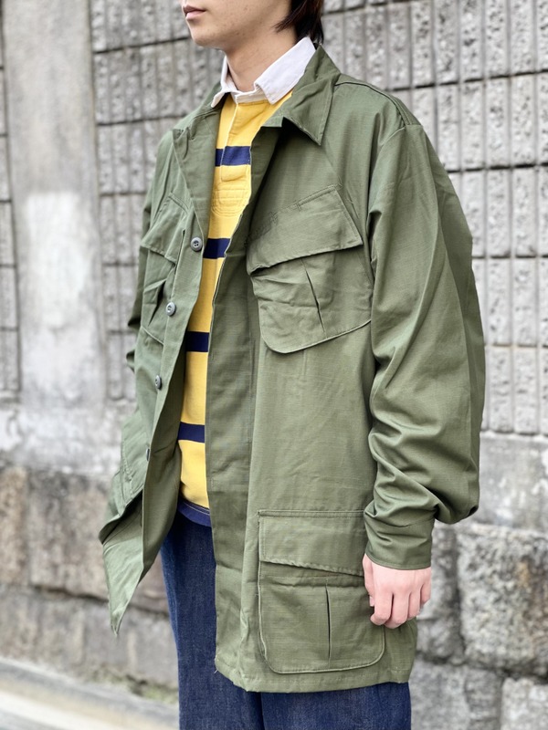 60's DEADSTOCK US ARMY JUNGLE FATIGUE JACKET」 - CROUT