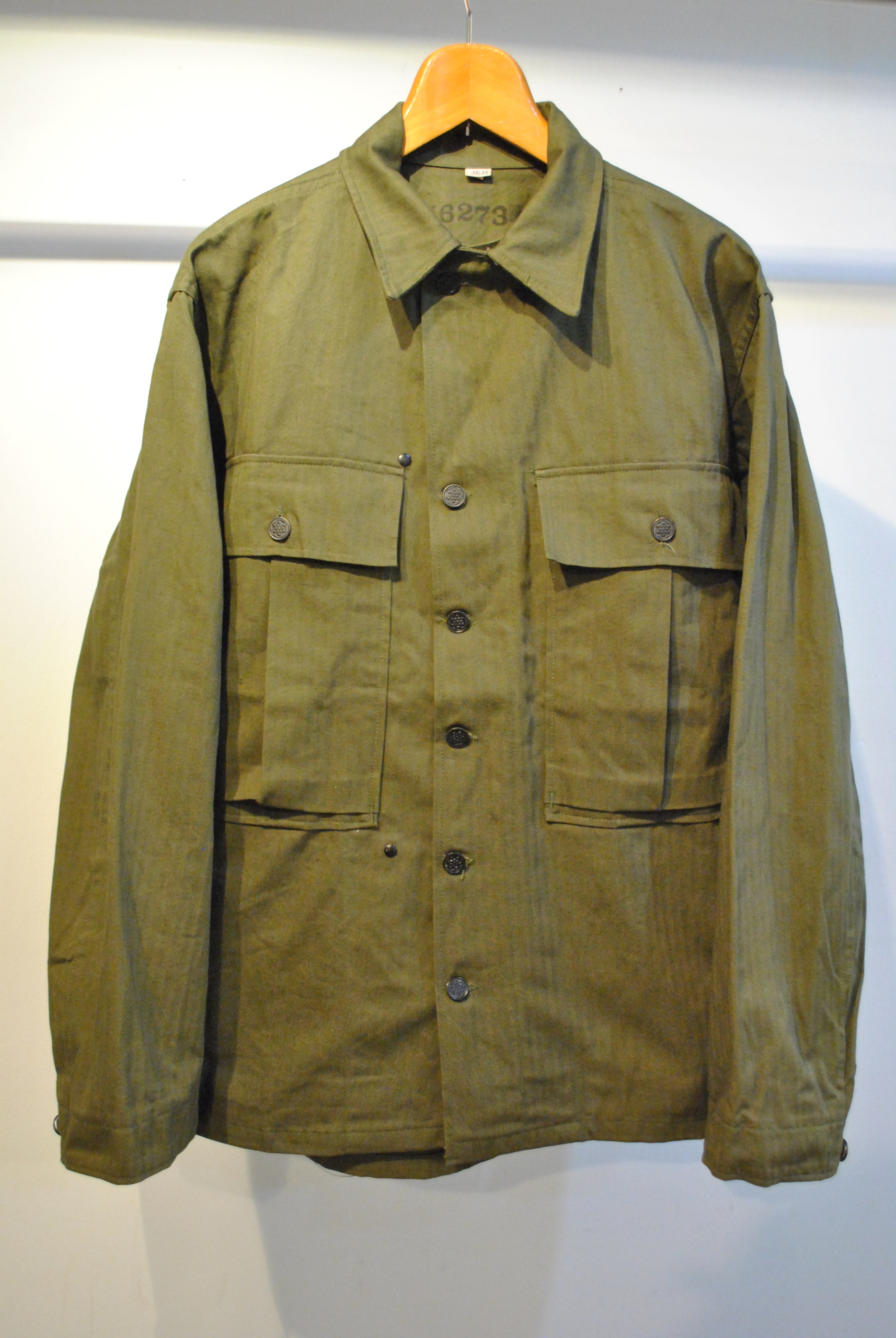 40's Deadstock U.S.ARMY M-43 HBT jacket 」 - CROUT