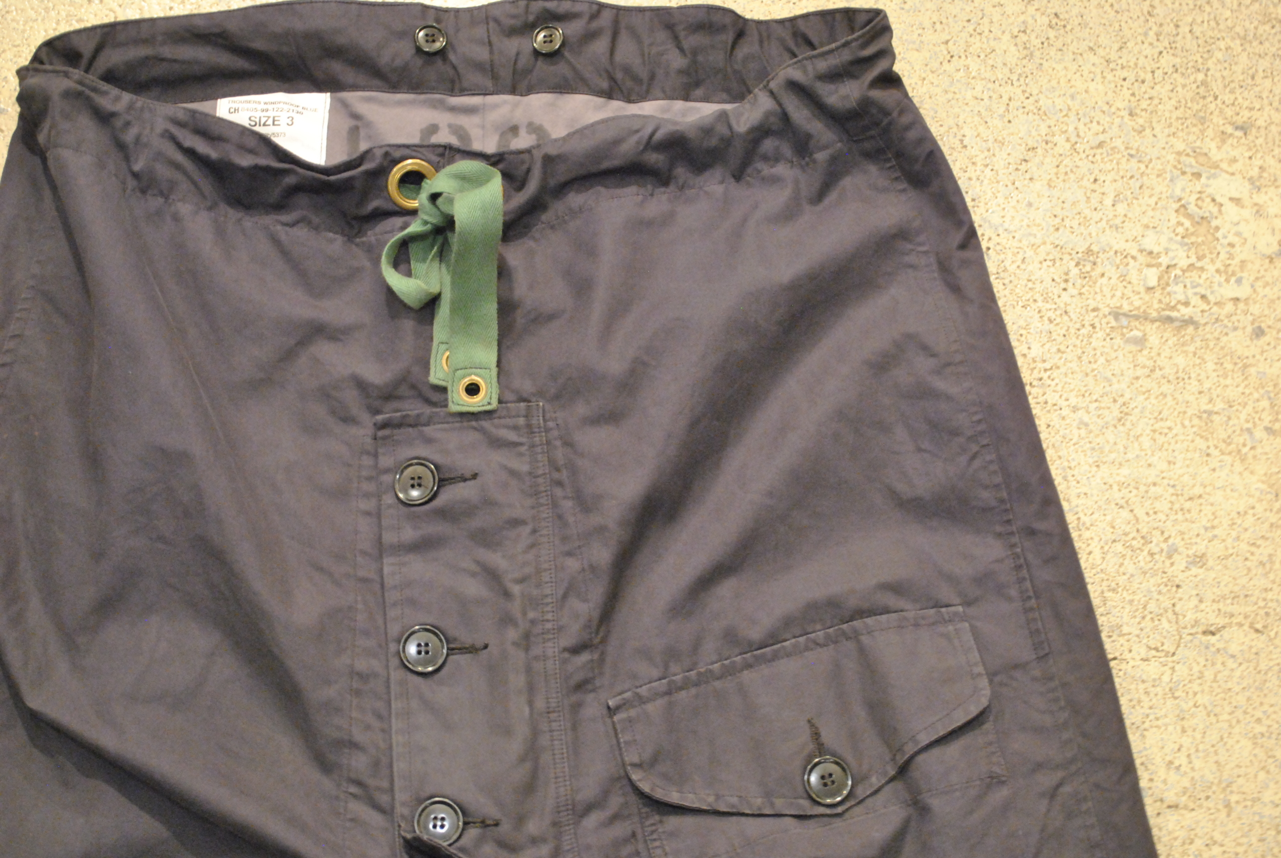 70's~ Royal Navy Ventile trousers」 - CROUT