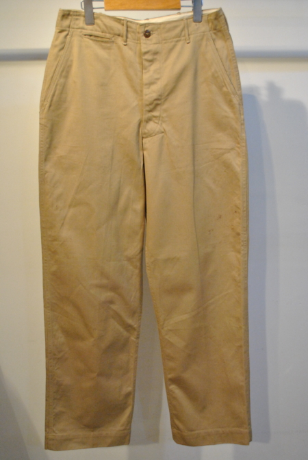 「40’s military chino trousers」 - CROUT
